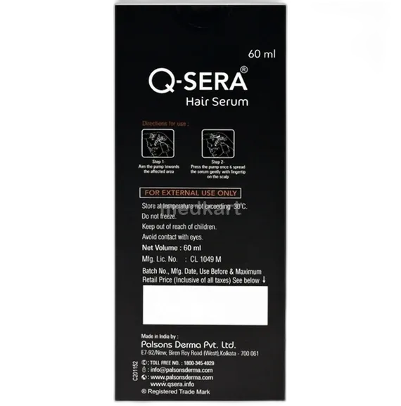 q sera hair serum 60 ml